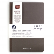 Vent For Change Notitieboek Sucseed A5 - Koffie Notitieboek in A5-formaat met kaft van koffiedrab